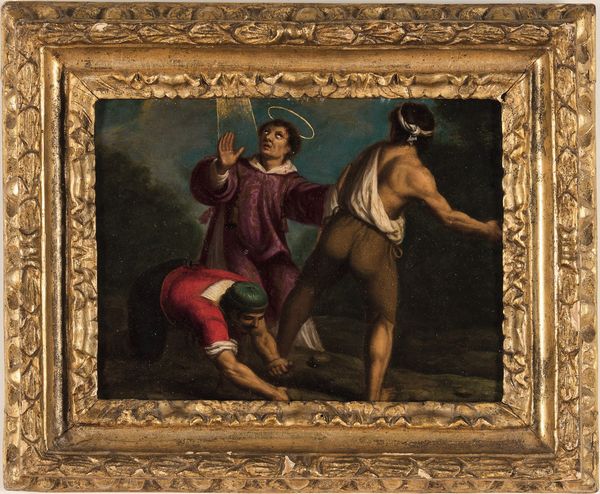 Scuola del XVII secolo Martirio di San Simone  - Asta Old Masters - Associazione Nazionale - Case d'Asta italiane