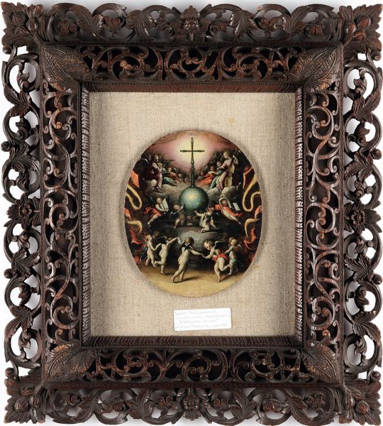 Hans Rottenhammer, Attribuito a : Girotondo sacro  - Asta Old Masters - Associazione Nazionale - Case d'Asta italiane