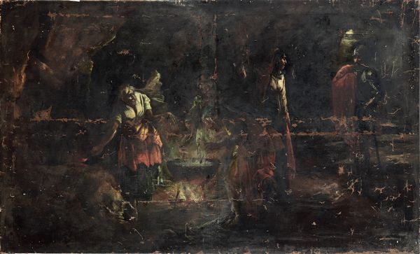 Scuola del XVIII secolo Scena di stregoneria  - Asta Old Masters - Associazione Nazionale - Case d'Asta italiane