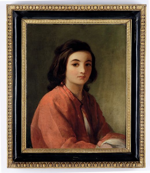 Scuola francese del XVIII secolo Ritratto di giovinetta con giacca rossa  - Asta Old Masters - Associazione Nazionale - Case d'Asta italiane