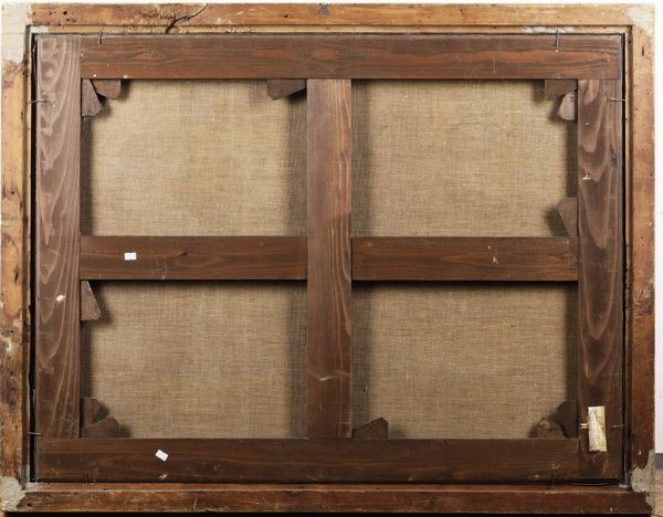 Hubert Robert, nei modi di : Vedute con le cascate di Tivoli e il Tempio di Vesta  - Asta Old Masters - Associazione Nazionale - Case d'Asta italiane