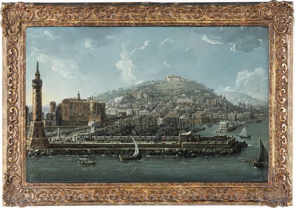 Pietro Antoniani : Vedute di Napoli  - Asta Old Masters - Associazione Nazionale - Case d'Asta italiane