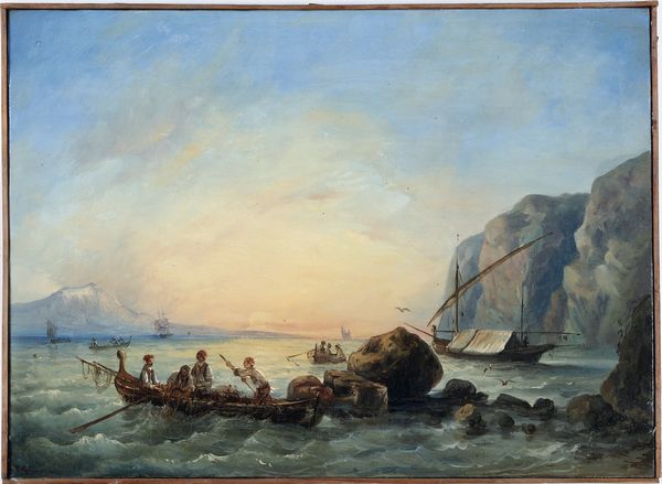 Carlo Grubacs attribuito a : Veduta di Napoli  - Asta Old Masters - Associazione Nazionale - Case d'Asta italiane