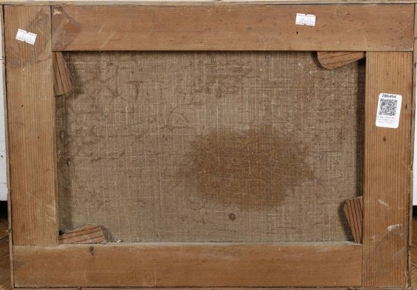 Carlo Grubacs attribuito a : Veduta di Napoli  - Asta Old Masters - Associazione Nazionale - Case d'Asta italiane