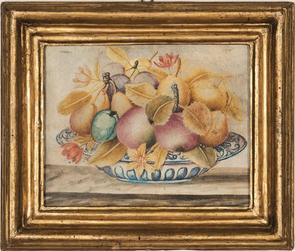 Octavianus Monfort, nei modi di : Nature morte con canestre di frutti e pesce  - Asta Old Masters - Associazione Nazionale - Case d'Asta italiane