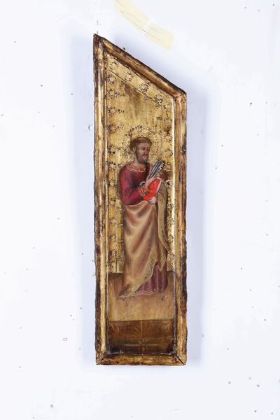 Nei modi della pittura senese del XV secolo San Paolo e San Pietro  - Asta Old Masters - Associazione Nazionale - Case d'Asta italiane