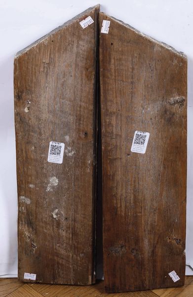 Nei modi della pittura senese del XV secolo San Paolo e San Pietro  - Asta Old Masters - Associazione Nazionale - Case d'Asta italiane