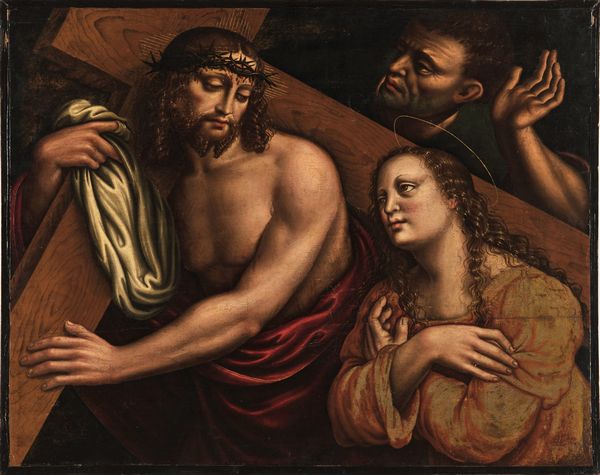 Giovan Pietro Rizzoli detto Giampietrino , Scuola di : Salita al Calvario  - Asta Old Masters - Associazione Nazionale - Case d'Asta italiane