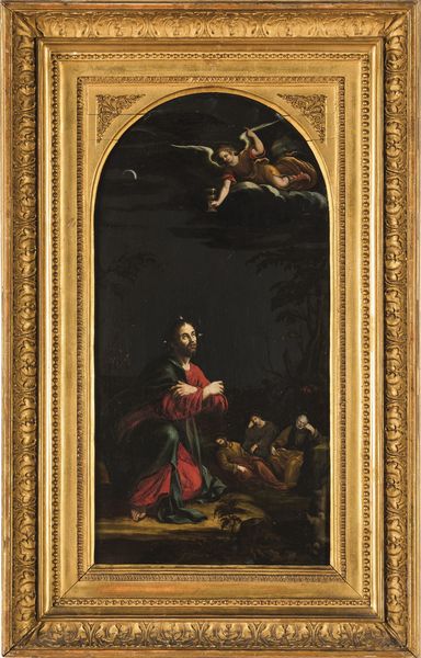 Scuola veronese dellinizio del XVII secolo Orazione nell'orto del Getsemani  - Asta Old Masters - Associazione Nazionale - Case d'Asta italiane