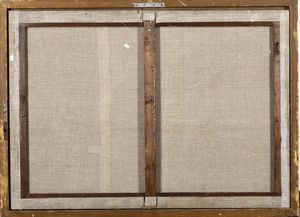 Andrea Scacciati : Natura morta con fiori, pappagalli e cagnolino  - Asta Old Masters - Associazione Nazionale - Case d'Asta italiane