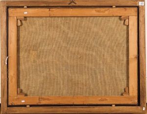 Giovanni Crivelli detto il Crivellino : Paesaggio con pappagallo, volatili e una coppia di conigli  - Asta Old Masters - Associazione Nazionale - Case d'Asta italiane