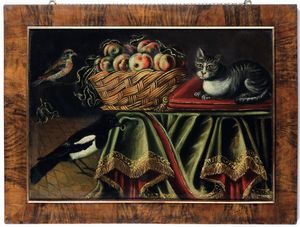 Scuola emiliana del XVIII secolo Nature morte e nature vive  - Asta Old Masters - Associazione Nazionale - Case d'Asta italiane