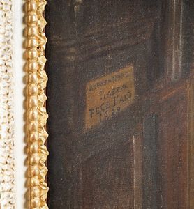 Alessandro Piazza : Nobili riuniti nel Palazzo Ducale di Venezia  - Asta Old Masters - Associazione Nazionale - Case d'Asta italiane