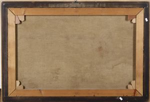 Scuola veneta del XVIII secolo Paesaggio con contadini e montagne sullo sfondo  - Asta Old Masters - Associazione Nazionale - Case d'Asta italiane