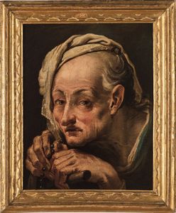 Gaetano Gandolfi - Ritratto di anziana