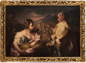 Carlo Preda : Ruth e Boaz  - Asta Old Masters - Associazione Nazionale - Case d'Asta italiane