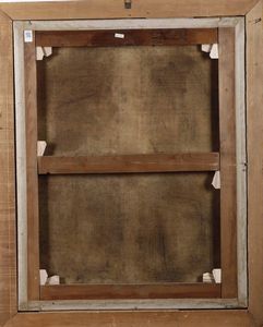 Artista  probabilmente napoletano del XVII secolo, ispirato a Jacopo Bassano Annuncio ai pastori  - Asta Old Masters - Associazione Nazionale - Case d'Asta italiane