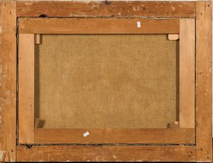 Scuola del XVIII secolo L'assalto alla diligenza<BR>Notturno con incendio  - Asta Old Masters - Associazione Nazionale - Case d'Asta italiane