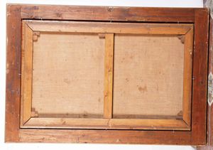 Alessandro Magnasco (1667 Genova - 1749 Genova) e Antonio Francesco Peruzzini (1643 Ancona - 1724 Milano) Paesaggio con pastori e contadini in riva al fiume  - Asta Old Masters - Associazione Nazionale - Case d'Asta italiane