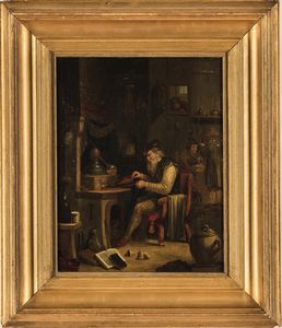David Teniers, nei modi di - Lo studio dellAlchimista