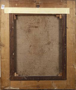 Scuola francese del XVIII secolo Ritratto di giovinetta con giacca rossa  - Asta Old Masters - Associazione Nazionale - Case d'Asta italiane