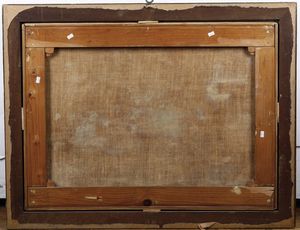 Scuola fiamminga del XVIII secolo Natura morta con frutti, ortaggi e fiori  - Asta Old Masters - Associazione Nazionale - Case d'Asta italiane