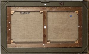 Pietro Brancaleone : Paesaggio con pescatori e citt sullo sfondo  - Asta Old Masters - Associazione Nazionale - Case d'Asta italiane