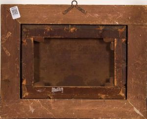 Giovanni Battista Busiri : Paesaggio con pastori e rovine  - Asta Old Masters - Associazione Nazionale - Case d'Asta italiane