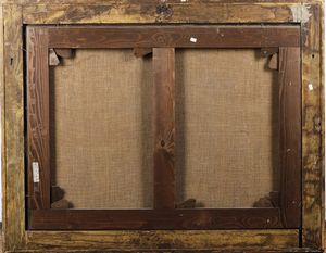 Hubert Robert, nei modi di : Vedute con le cascate di Tivoli e il Tempio di Vesta  - Asta Old Masters - Associazione Nazionale - Case d'Asta italiane