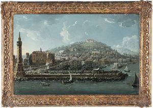 Pietro Antoniani : Vedute di Napoli  - Asta Old Masters - Associazione Nazionale - Case d'Asta italiane