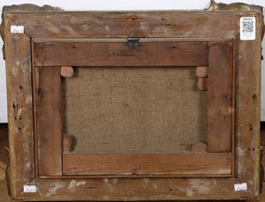 Carlo Grubacs attribuito a : Veduta del Ponte di Rialto a Venezia  - Asta Old Masters - Associazione Nazionale - Case d'Asta italiane