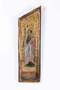 Nei modi della pittura senese del XV secolo San Paolo e San Pietro  - Asta Old Masters - Associazione Nazionale - Case d'Asta italiane
