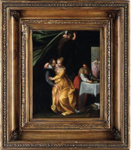 Denijs Calvaert - Scena galante