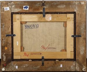 Michele Rocca : La mietitura  - Asta Old Masters - Associazione Nazionale - Case d'Asta italiane