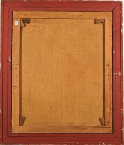 Scuola bergamasca del XVII secolo Ritratto di gentiluomo con lettera  - Asta Old Masters - Associazione Nazionale - Case d'Asta italiane