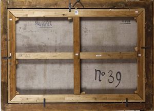 Pietro Domenico Olivero : Rissa in piazza  - Asta Old Masters - Associazione Nazionale - Case d'Asta italiane