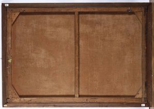 Scuola del XVIII secolo Veduta di porto con velieri  - Asta Old Masters - Associazione Nazionale - Case d'Asta italiane