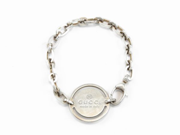 Bracciale Gucci in argento 925/1000  - Asta Gioielli e Orologi - Associazione Nazionale - Case d'Asta italiane