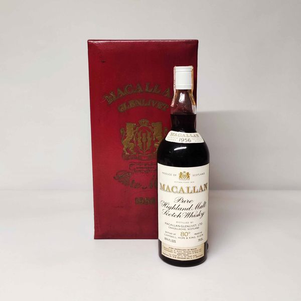 Macallan 1956, Scotch Whisky Pure Malt  - Asta Whisky & Co. - Associazione Nazionale - Case d'Asta italiane