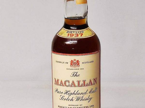 Macallan-Glenlivet 1937, Higland Malt Whisky  - Asta Whisky & Co. - Associazione Nazionale - Case d'Asta italiane