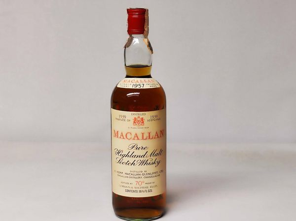 Macallan-Glenlivet 1957, Highland Malt Whisky  - Asta Whisky & Co. - Associazione Nazionale - Case d'Asta italiane