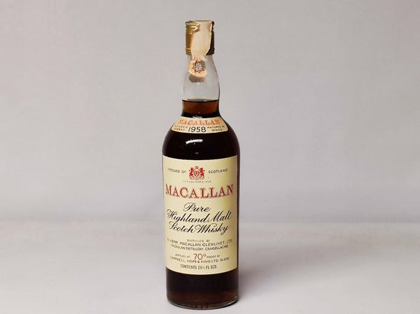 Macallan-Glenlivet 1958, Highland Malt Whisky  - Asta Whisky & Co. - Associazione Nazionale - Case d'Asta italiane