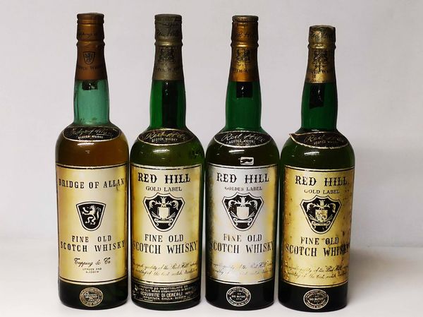 Red Hill & Bridge Of Allan, Scotch Whisky  - Asta Whisky & Co. - Associazione Nazionale - Case d'Asta italiane