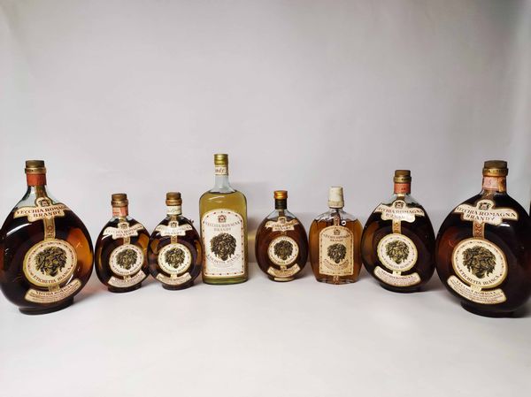 Vecchia Romagna Etichetta Bianca, Brandy  - Asta Whisky & Co. - Associazione Nazionale - Case d'Asta italiane