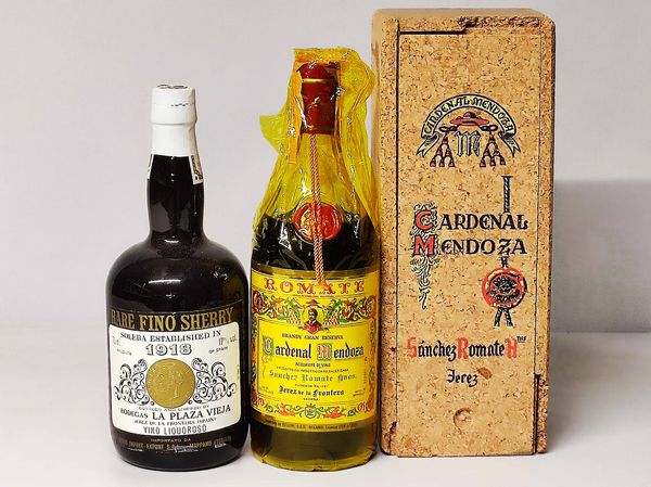 Bodegas La Plaza Vieja 1918, Cardenal Mendoza, Sherry & Brandy  - Asta Whisky & Co. - Associazione Nazionale - Case d'Asta italiane