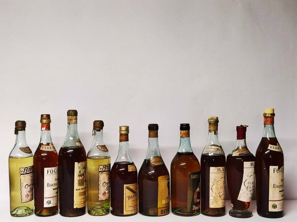 Buton, Fogolar, Barker, Bettitoni, Sarti, Cognac e Brandy Italiani  - Asta Whisky & Co. - Associazione Nazionale - Case d'Asta italiane