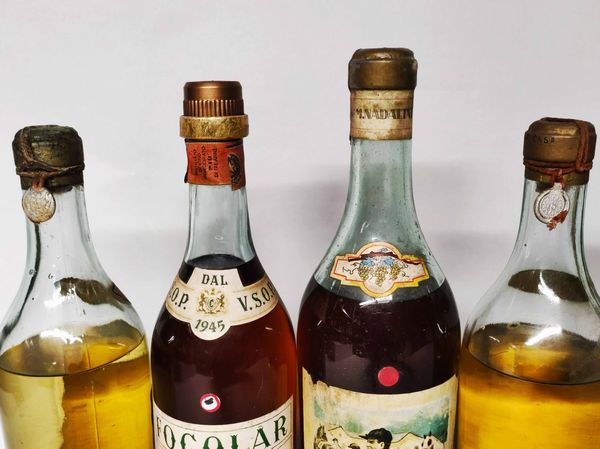 Buton, Fogolar, Barker, Bettitoni, Sarti, Cognac e Brandy Italiani  - Asta Whisky & Co. - Associazione Nazionale - Case d'Asta italiane