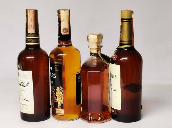 Canadian Club, Seagram's, Scoth Whisky  - Asta Whisky & Co. - Associazione Nazionale - Case d'Asta italiane