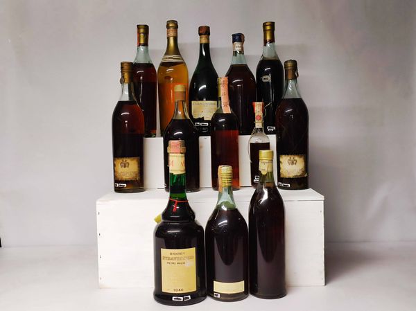 Antinori, Branca, Gambarotta, Reina, Moroni, De Bernard, Pietro Mazzetti, Vecchio 800, Brandy  - Asta Whisky & Co. - Associazione Nazionale - Case d'Asta italiane