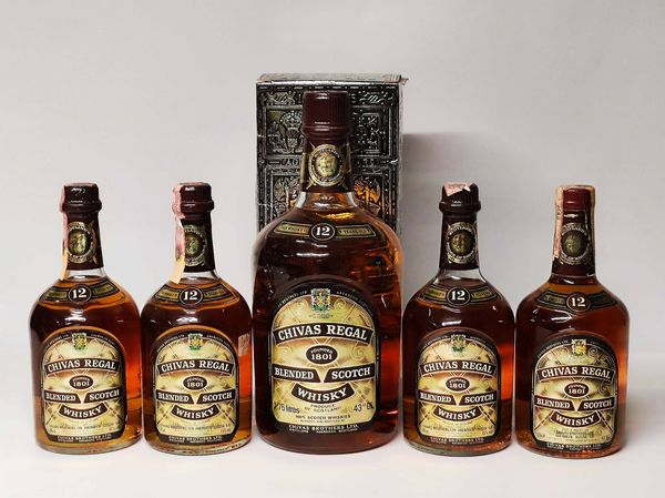 Chivas Regal 12 Years Old, Scotch Whisky  - Asta Whisky & Co. - Associazione Nazionale - Case d'Asta italiane